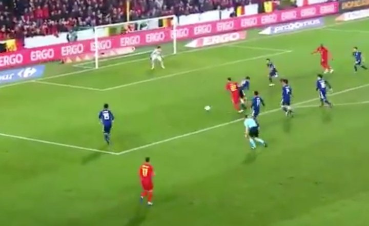 Assist of the year for Lukaku to make history with Belgium