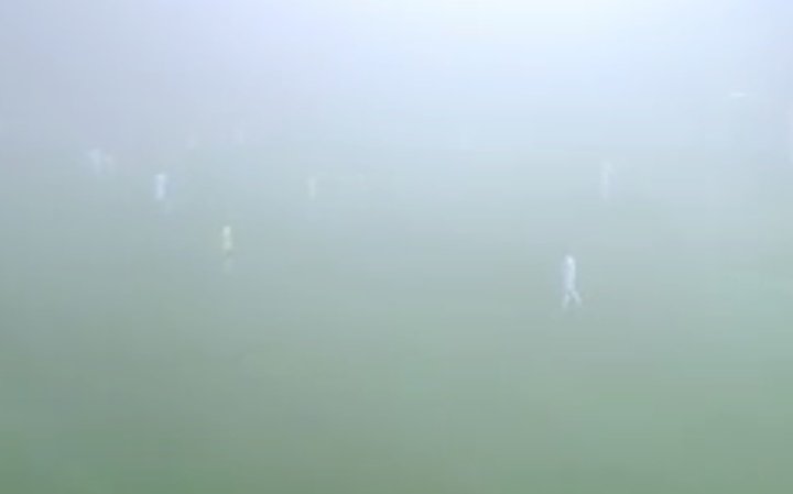 La impresionante niebla que obligó a parar el Zlin-Copenhague