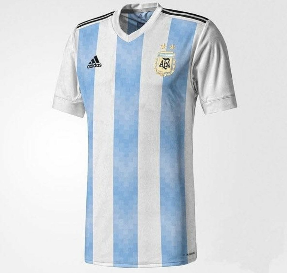 ¿Será la camiseta que use Argentina para el Mundial?. Instagram