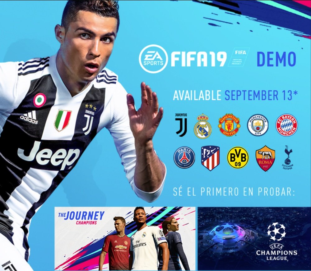 La démo de FIFA 19 est déjà disponible. EASports