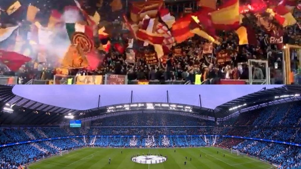 Stadium magic in Rome and Manchester