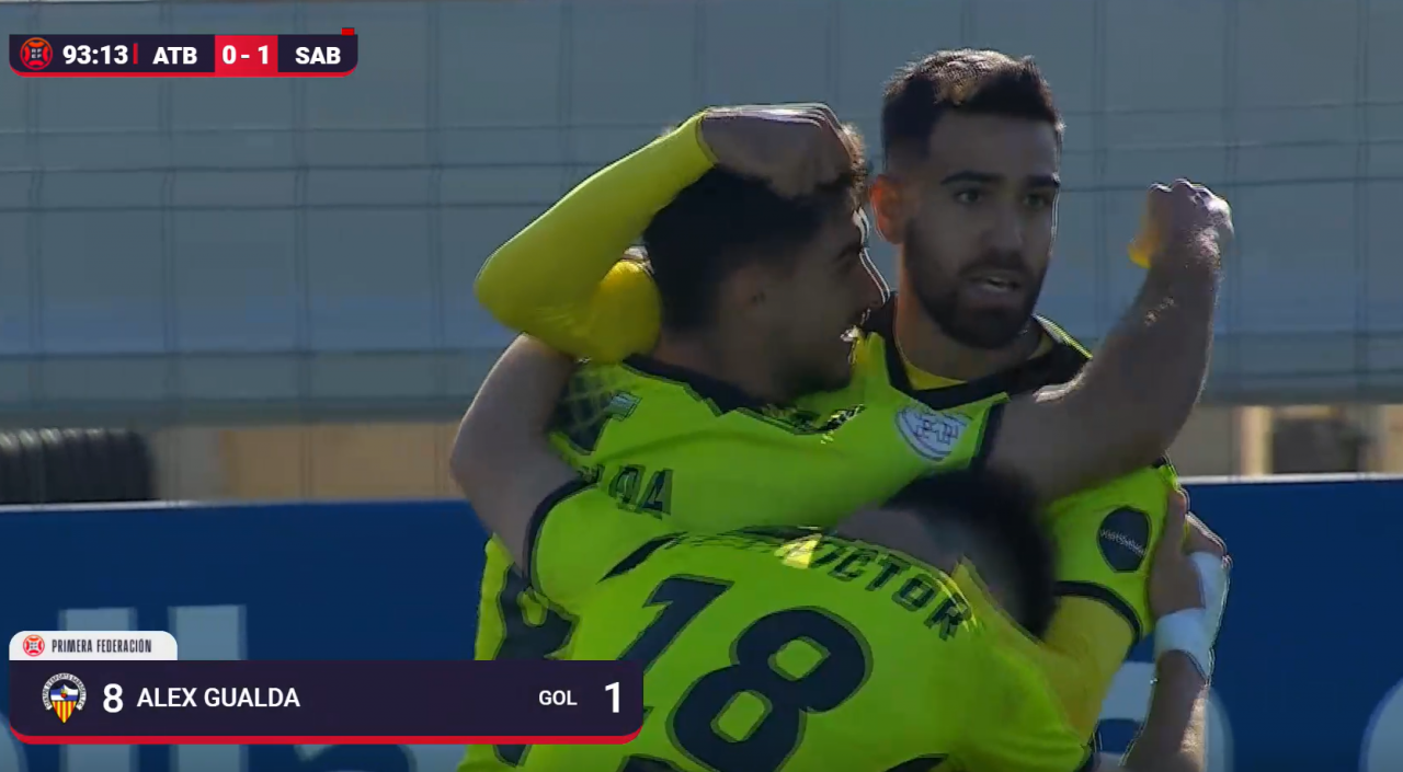 El Sadabell resiste ante el Atlético Baleares y saca petróleo en el 94'