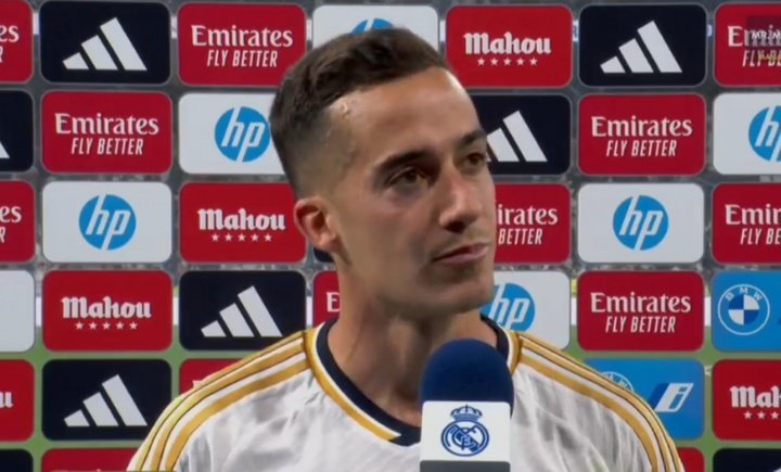 Lucas Vásquez fala com a 'Real Madrid TV'. Captura/RealMadridTV