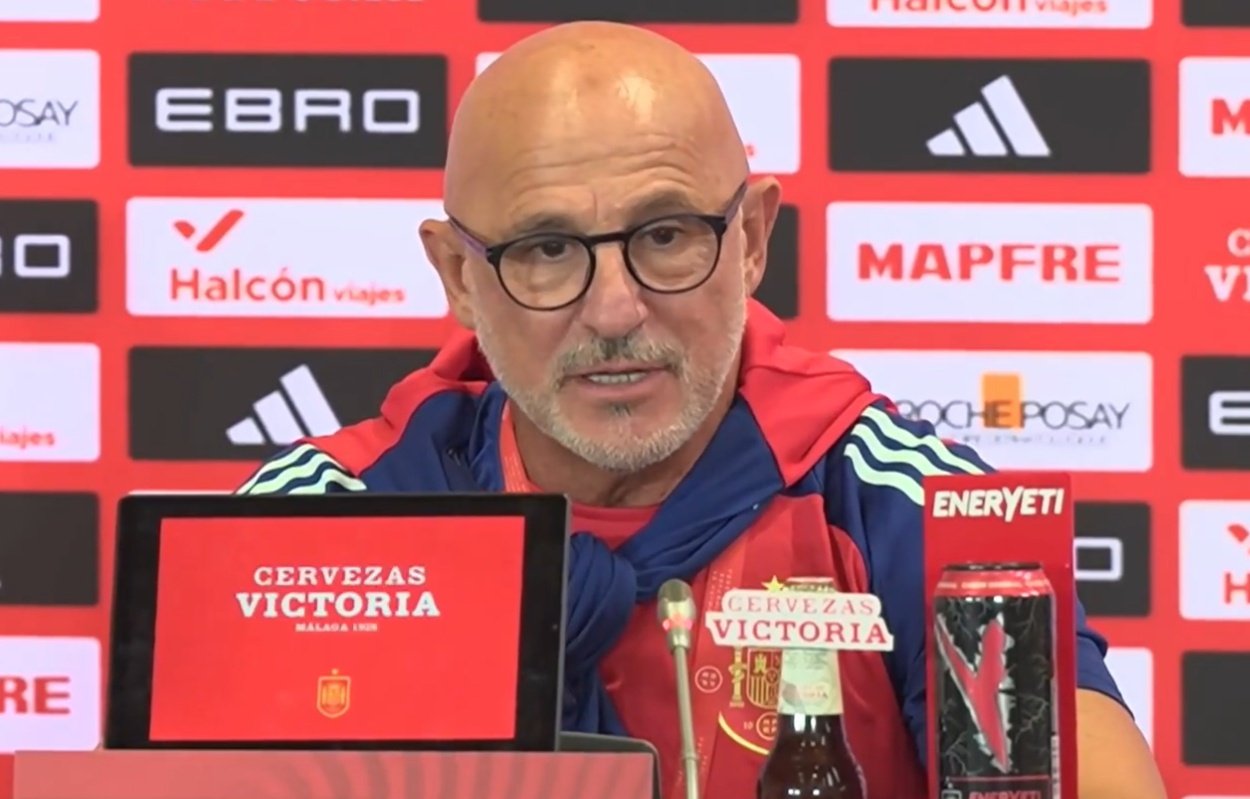 De la Fuente, sobre el Bulgaria-España. Captura/SeFutbol
