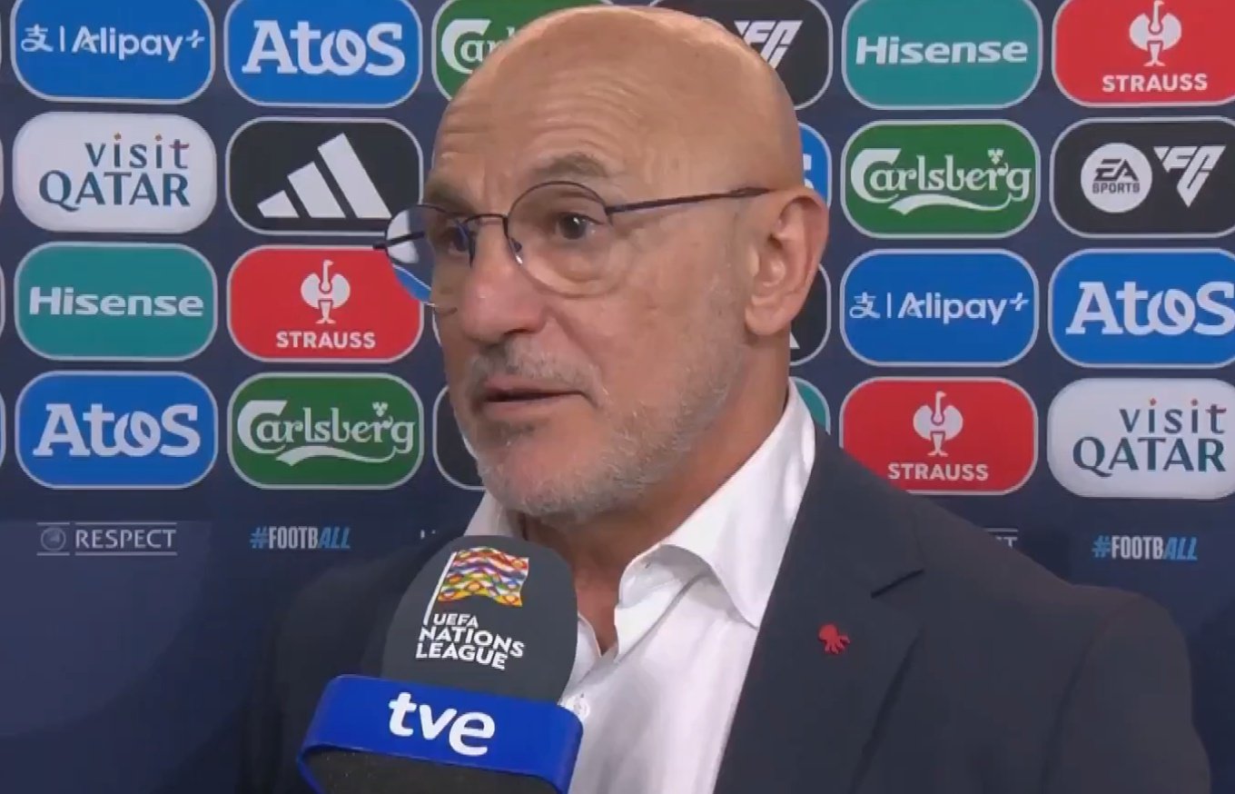 De la Fuente aseguró que Lamine merece el Balón de Oro. Captura/TVE
