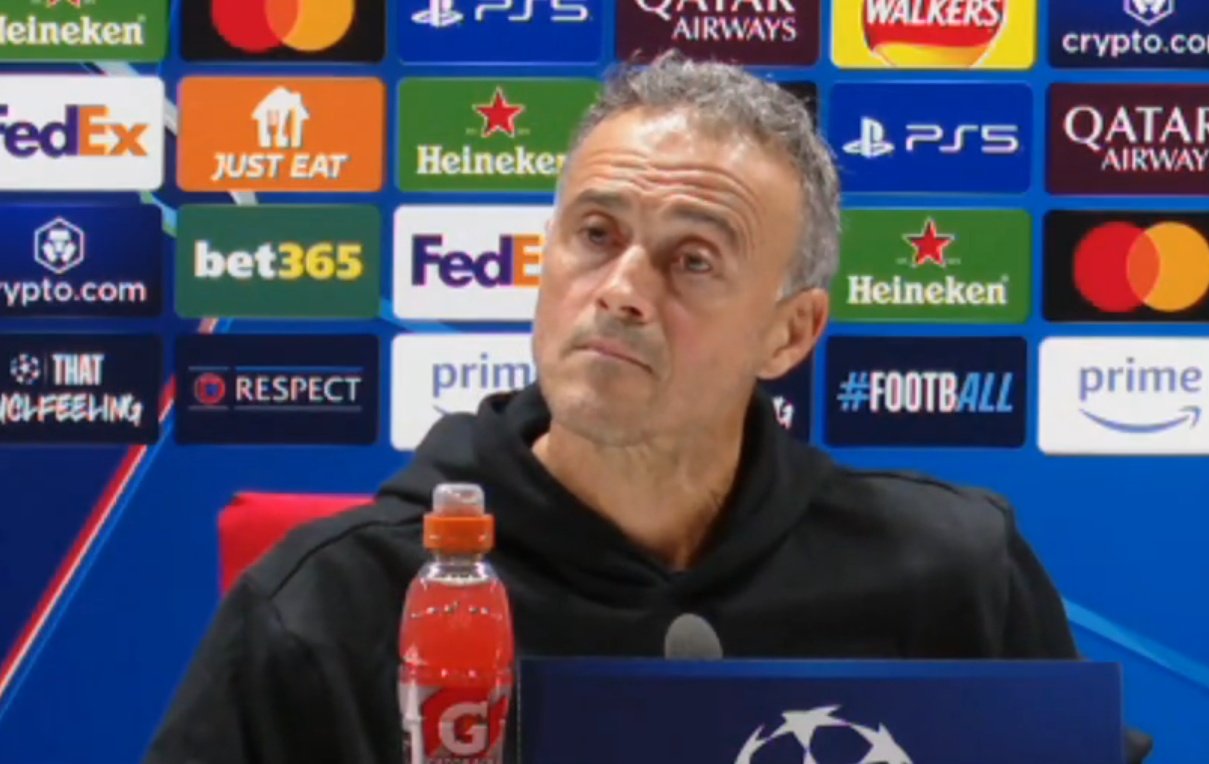 Luis Enrique explicó la ausencia de Dembélé. Captura/PSG_inside