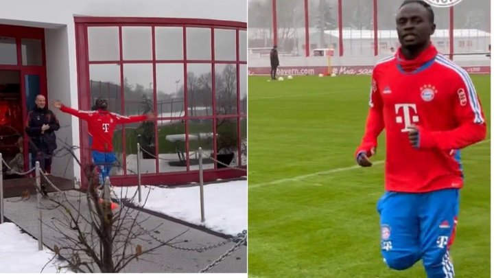 Buenas noticias para el Bayern: Mané volvió a correr a tres semanas del PSG