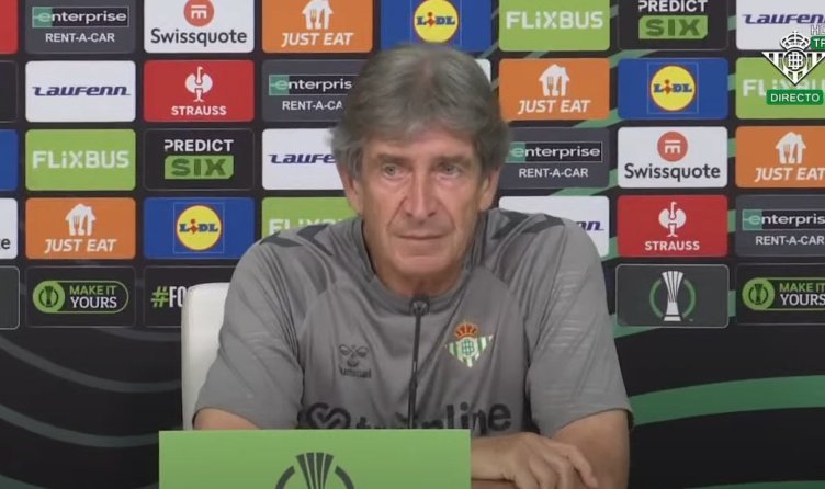 Pellegrini no siente que el Chelsea sea el favorito. RTVBetis