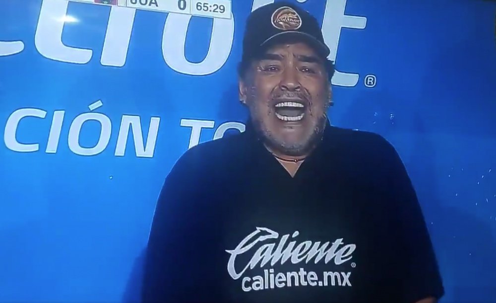 Maradona, en estado puro. Captura/ESPN