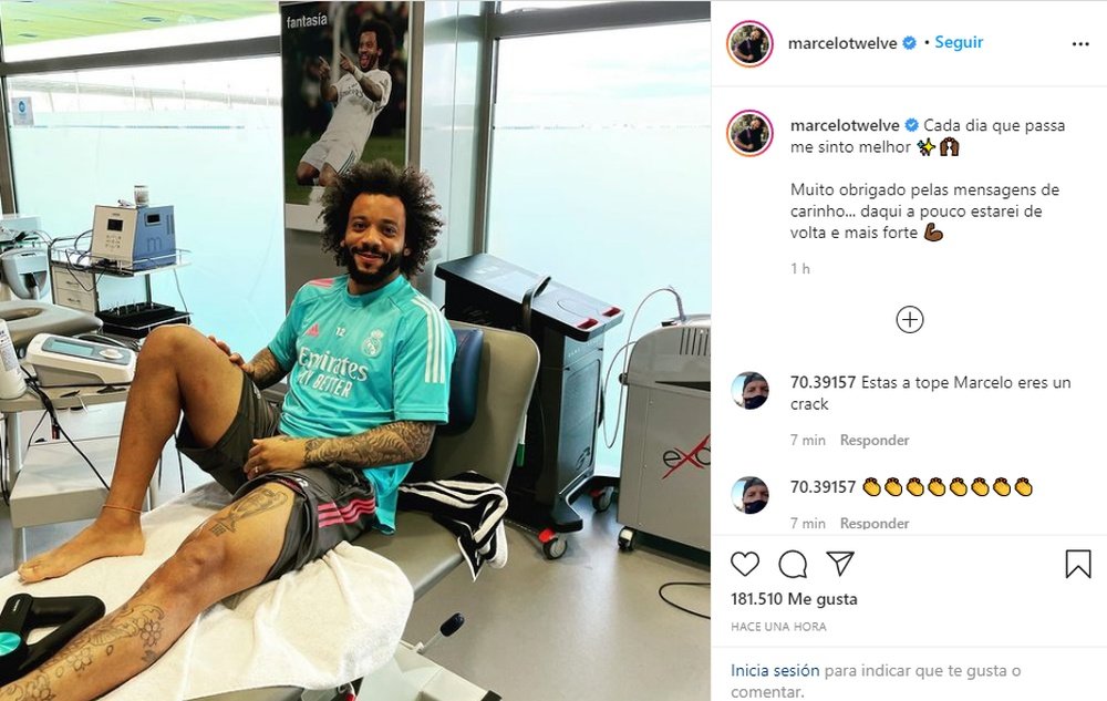 Marcelo agradeceu o apoio de seus fãs. Instagram/marcelotwelve