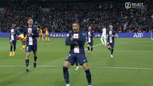 Mbappé abrió el marcador. Captura/ziggosport