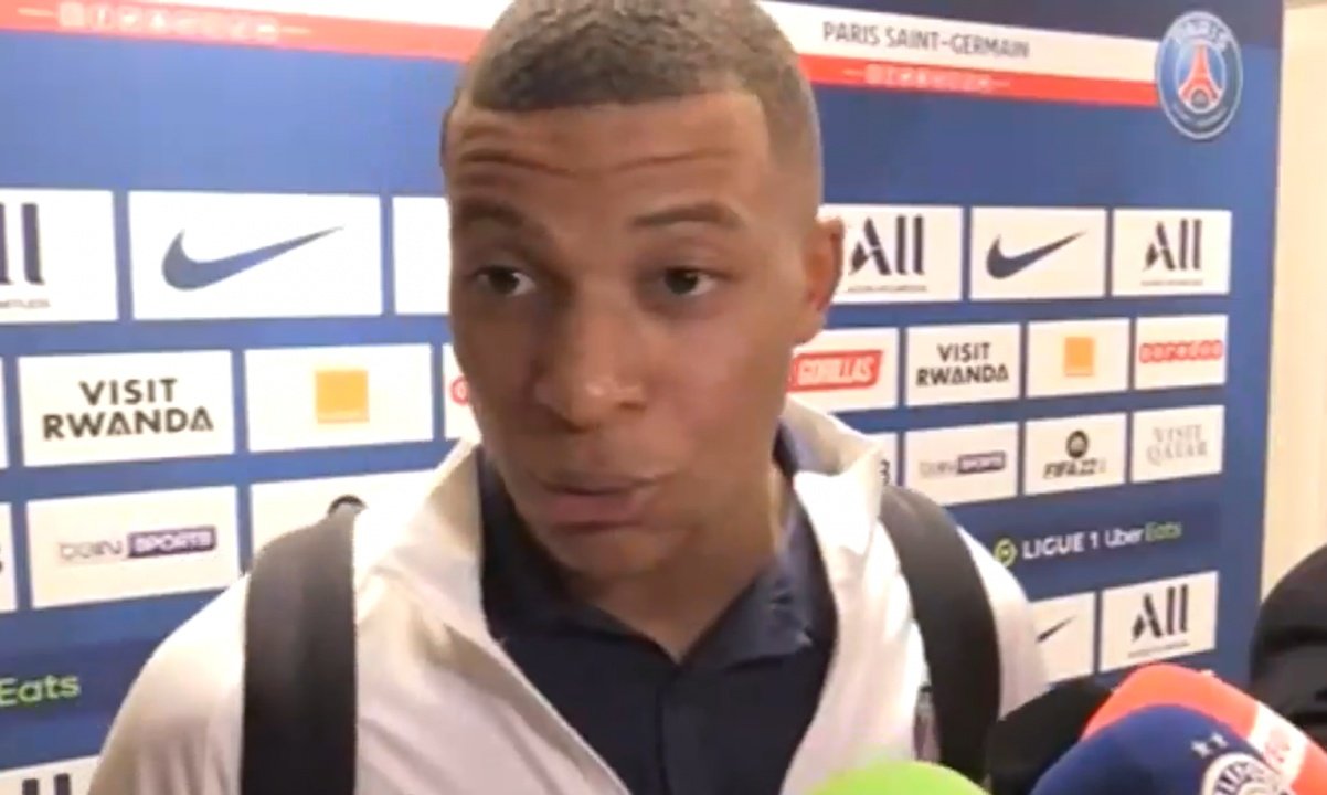 Mbappé no descartó quedarse en el PSG. Captura/RMCSport