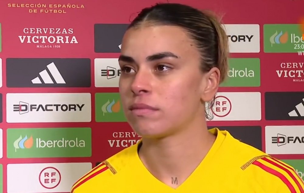 Misa asumió su error en el gol. Captura/teledeporte