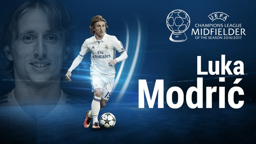 Modric has been awarded the Best Midfielder of last year's Champions League. EFE/Archivo