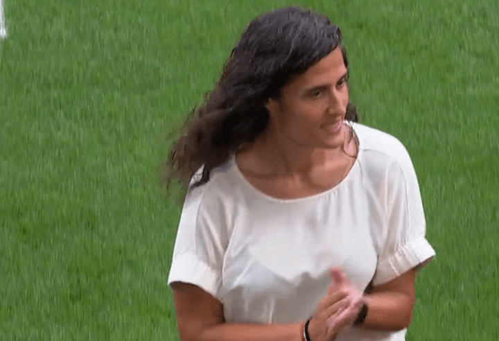 Pitos a Montse Tomé, la nueva seleccionadora femenina, en la previa del derbi asturiano