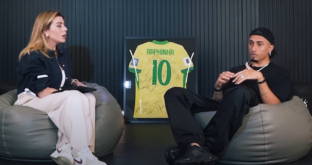 Raphinha évoque la période difficile qu'il a vécu au Barça. Capture/IsabelaPagliari