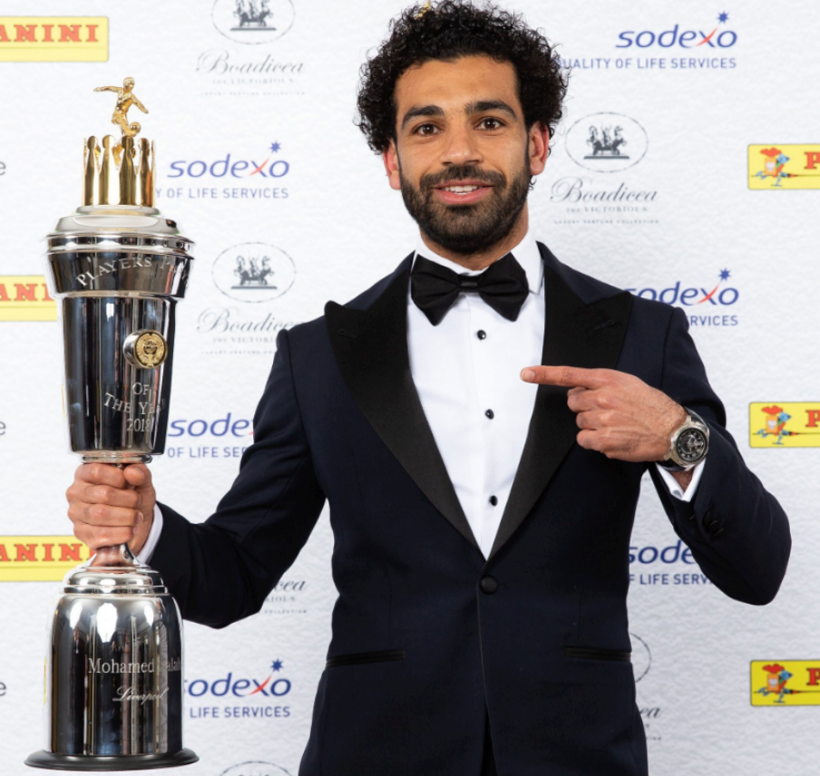 Pelo segundo ano seguido, Mohamed Salah é eleito o melhor jogador