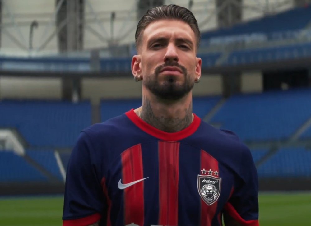 Samu Castillejo, el último español en emigrar al Johor de Malasia. Captura/OfficialJohor