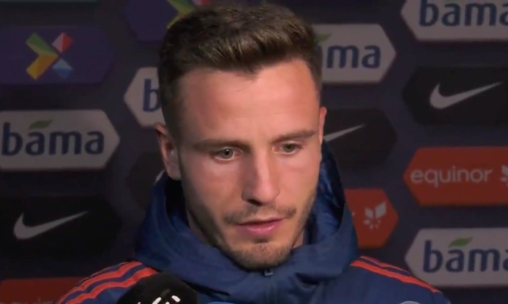 Saúl lamentó el empate. Captura/SeFutbol