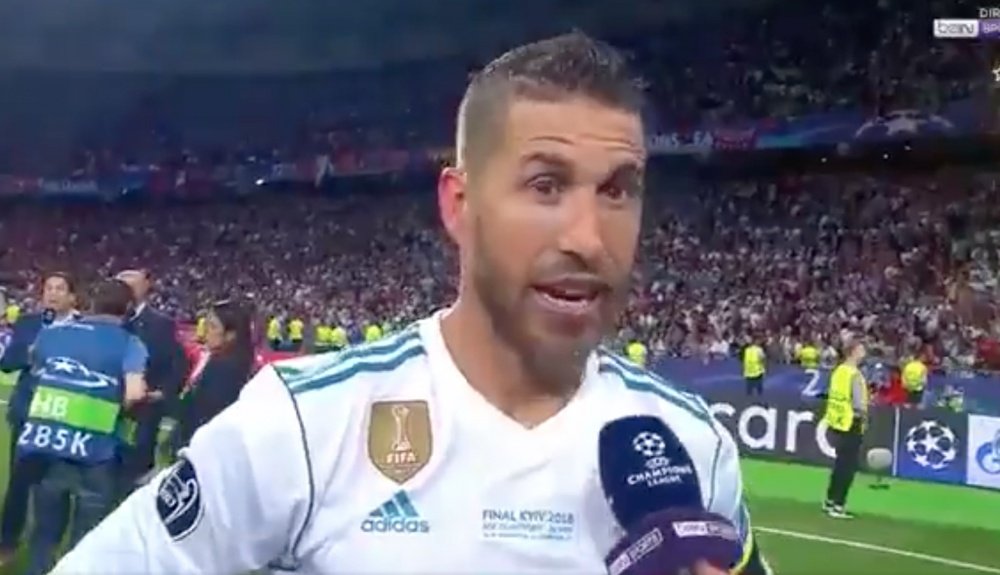 Ramos habló sobre las palabras de Cristiano. Captura/beINSports