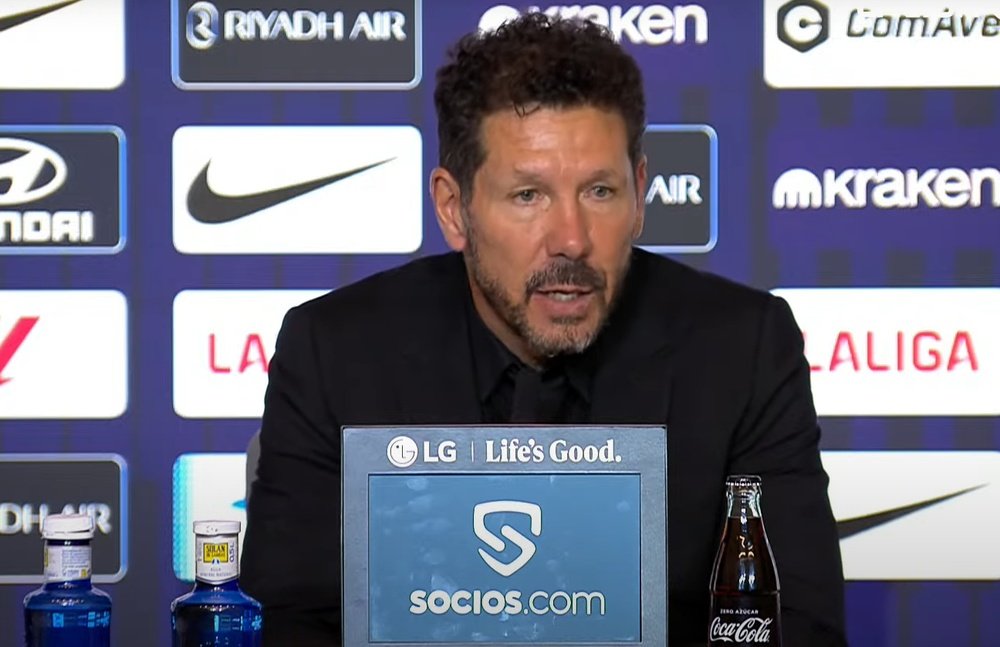Simeone revealed how he motivates Julian Alvarez. Screenshot/LaLiga