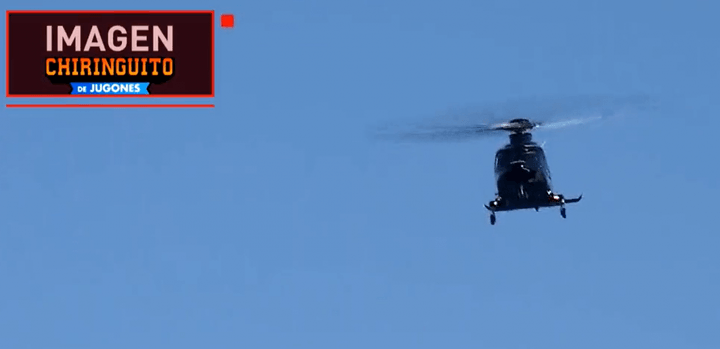 Barca arrived in Ceuta in three helicopters