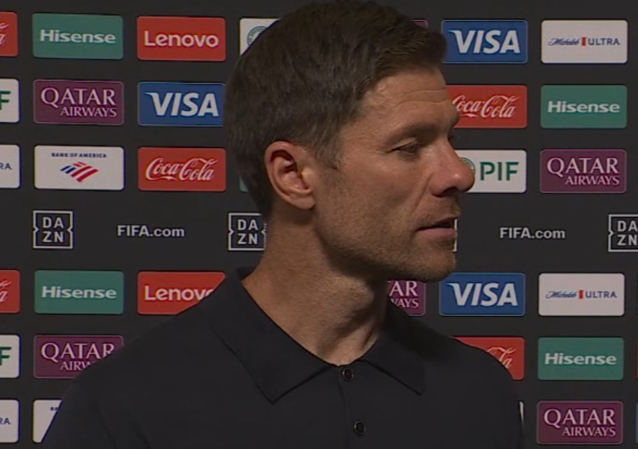 Xabi Alonso en après match. Capture/DAZN