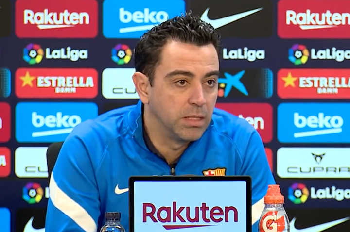 Xavi in conferenza stampa. BarçaTv