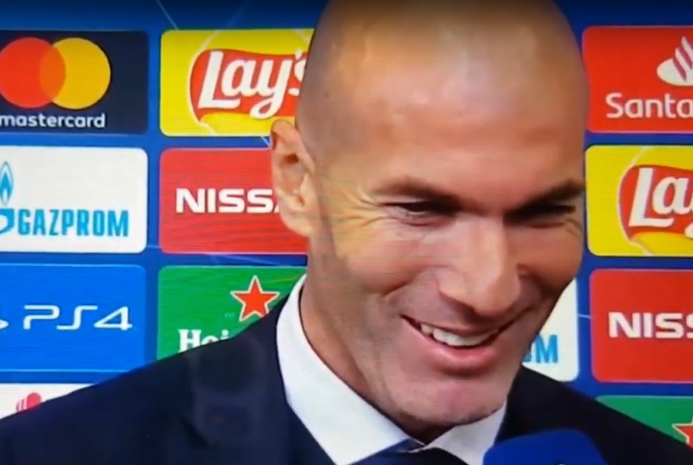 Zidane elogió a Rodrygo. Captura/Movistar