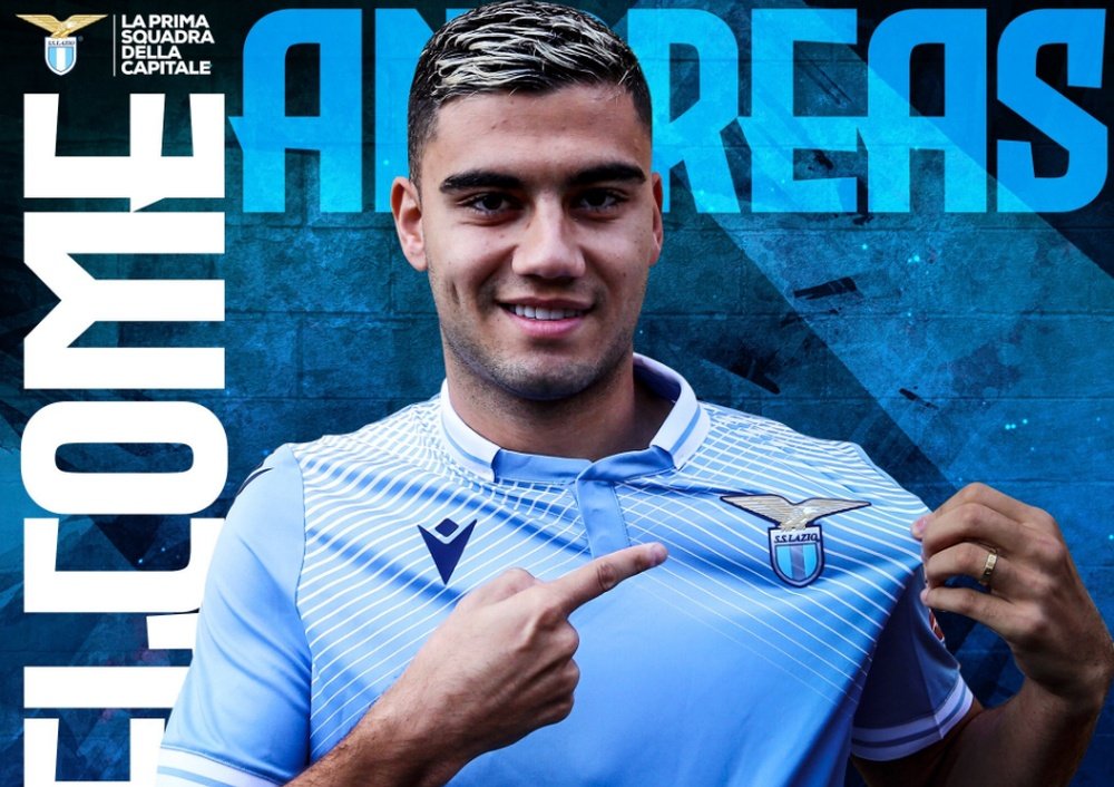 Andres Pereira ya es de la Lazio. Twitter/OfficialSSLazio