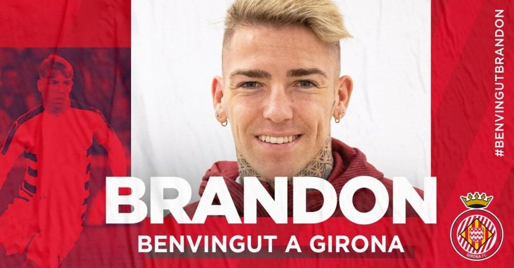 Brandon firmó por el Girona. GironaFC