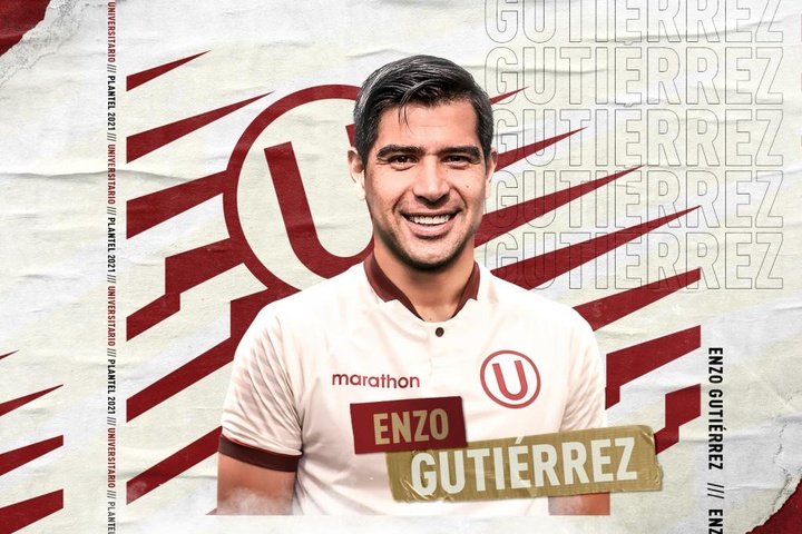 Enzo Gutiérrez regresa a Perú de la mano de Universitario