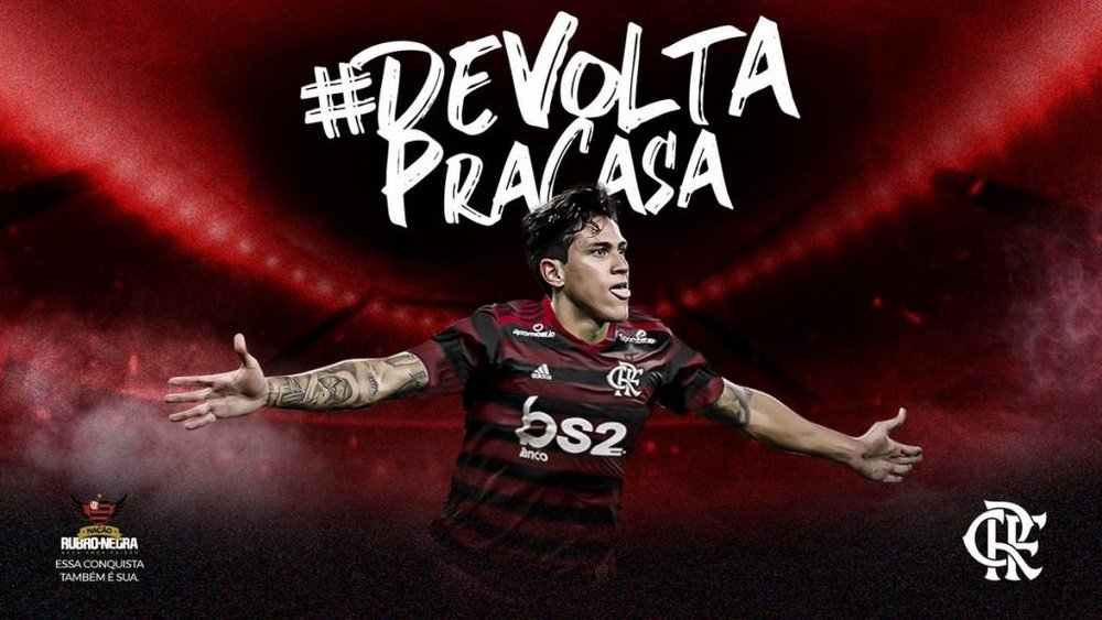 Pedro regresa a Flamengo. Flamengo