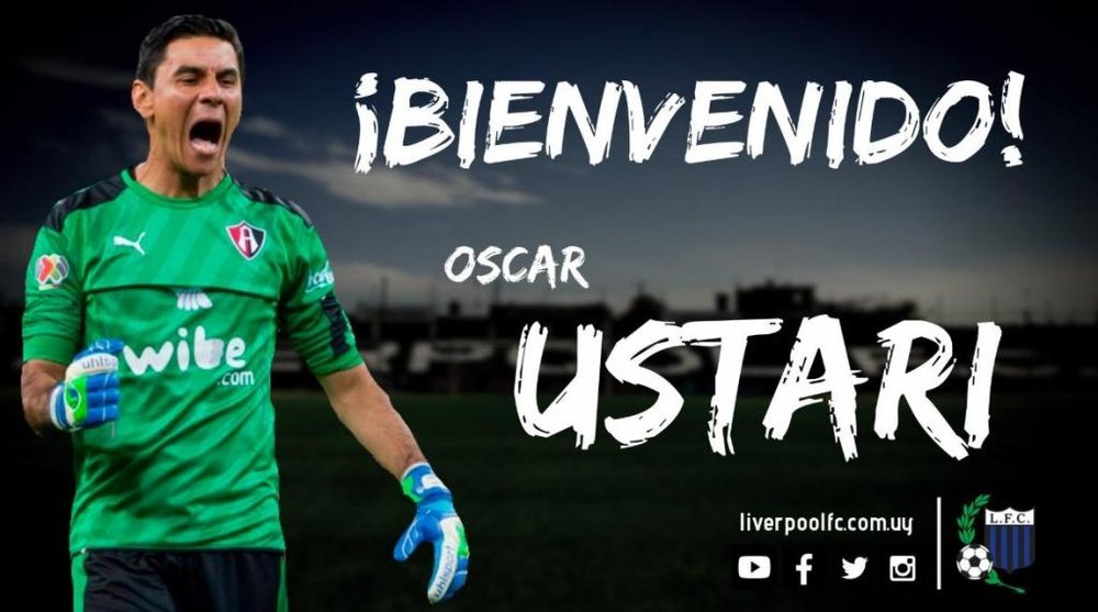 Ustari ficha por Liverpool de Montevideo. LiverpoolFC