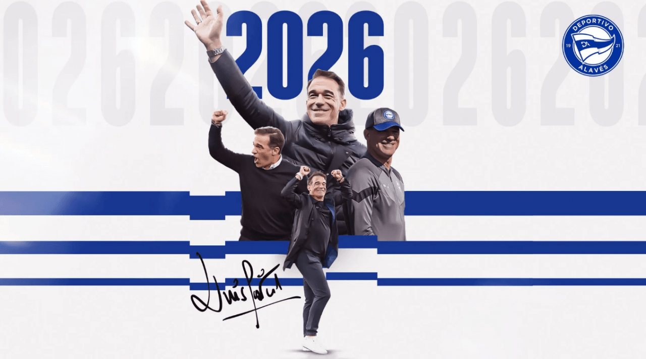 OFICIAL: el Alavés renueva a Luis García Plaza hasta 2026