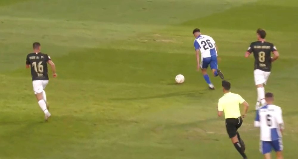 Sabadell y SD Logroñés se dejan los goles. Captura/InSportsTV