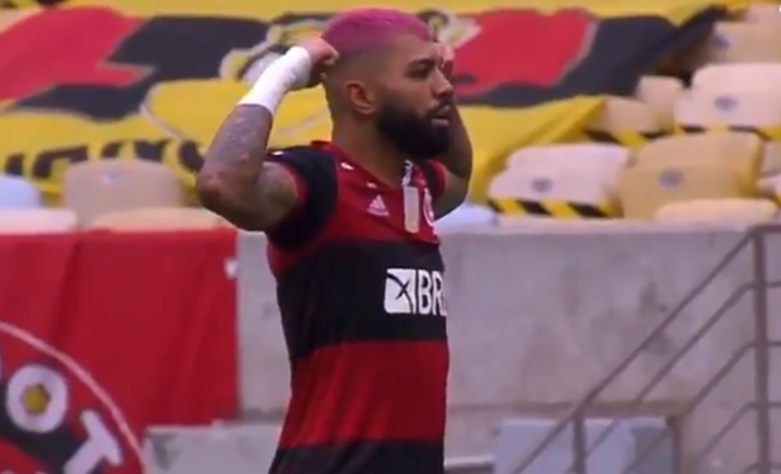 Gabigol no perdonó y firmó la remontada de Flamengo