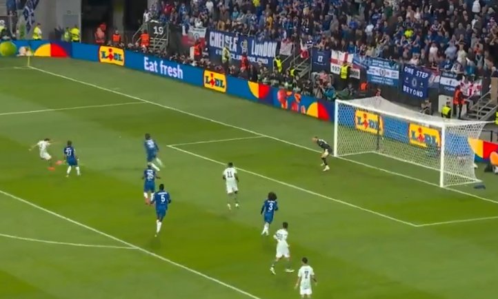 Pasazo de Isco para Abde y gol del marroquí. Captura/MovistarLigadeCampeones