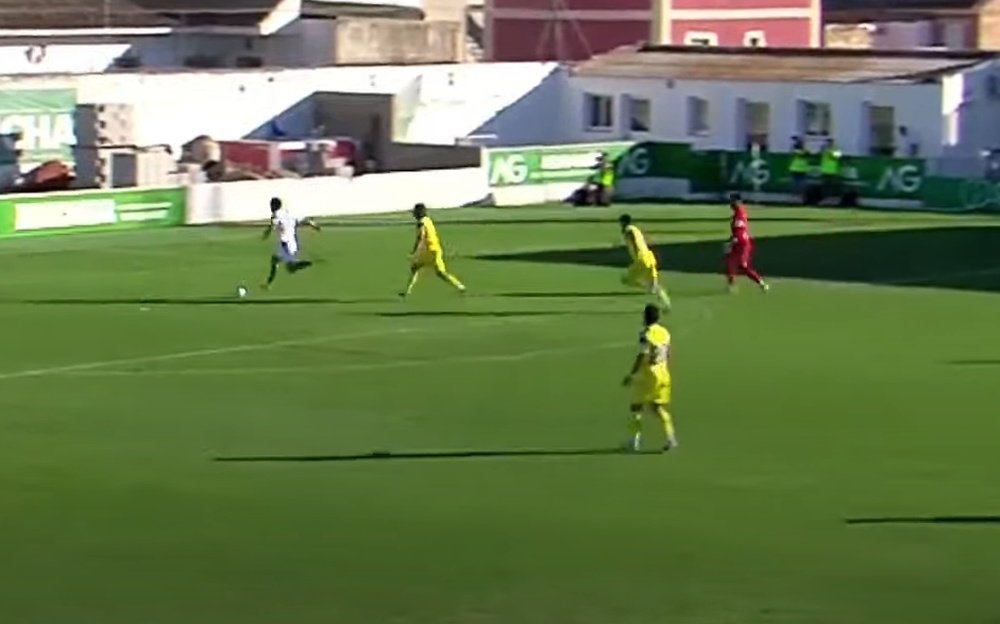 El Atlético Sanluqueño ganó el triangular ante Córdoba y Cádiz. Captura/CadizTV