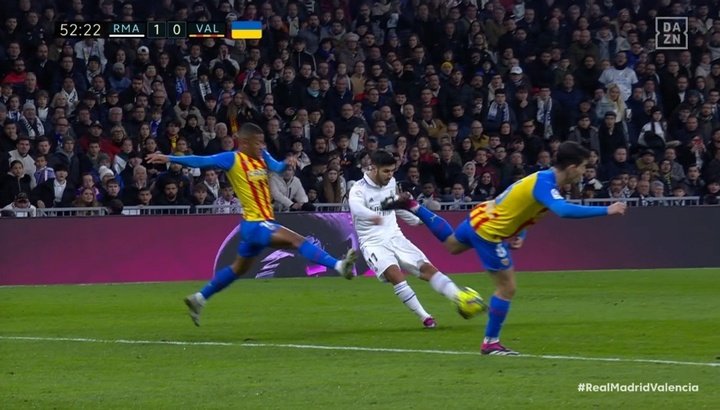 Ahora sí: Asensio, con un latigazo, puso patas arriba el Santiago Bernabéu