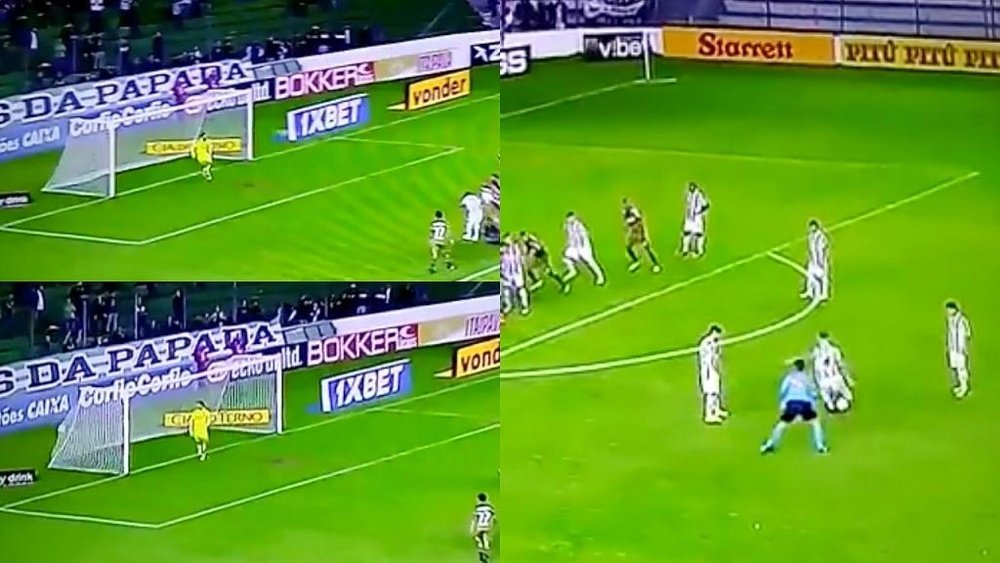 Juventude acabó empatando gracias a un gol de Fred. Captura