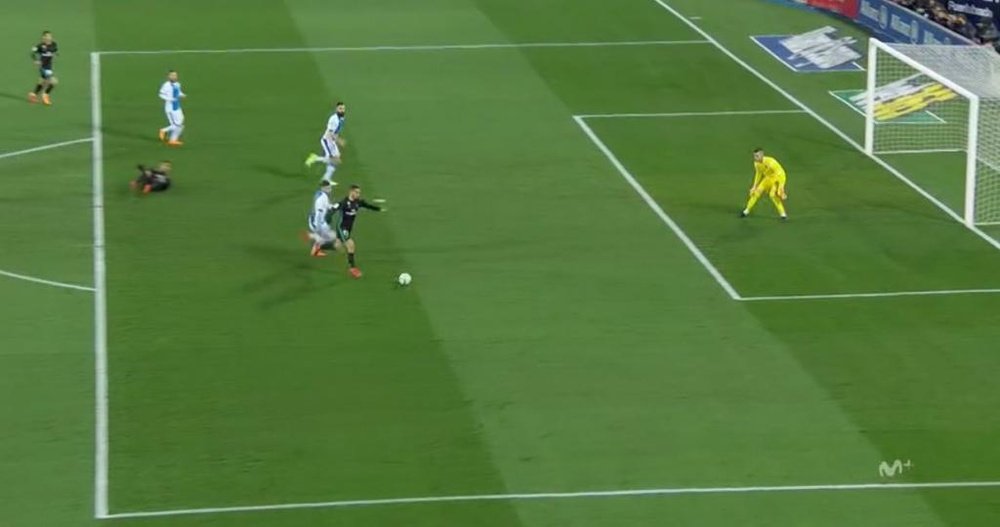 Lucas Vazquez equalised after 11 minutes. beINSports
