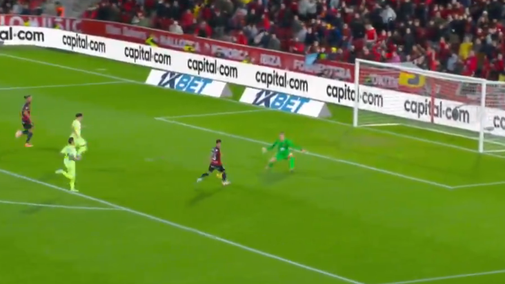 El Mallorca le pilló el truco al Barça y Muriqi apareció para empatar