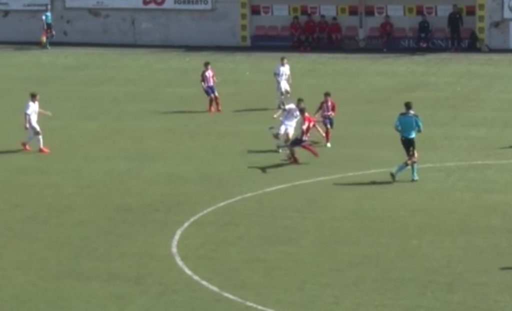 El hijo de Santi Denia firmó un auténtico golazo. Youtube