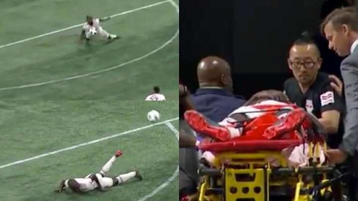 Pánico en la MLS: un jugador estuvo inconsciente diez minutos