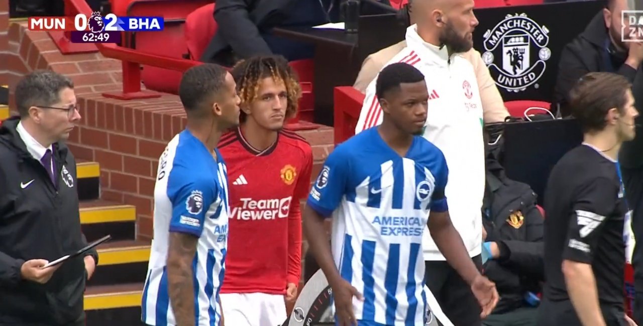 Debut casi a lo grande de Ansu Fati, al que Onana le negó el gol en el 93'. Captura/DAZN