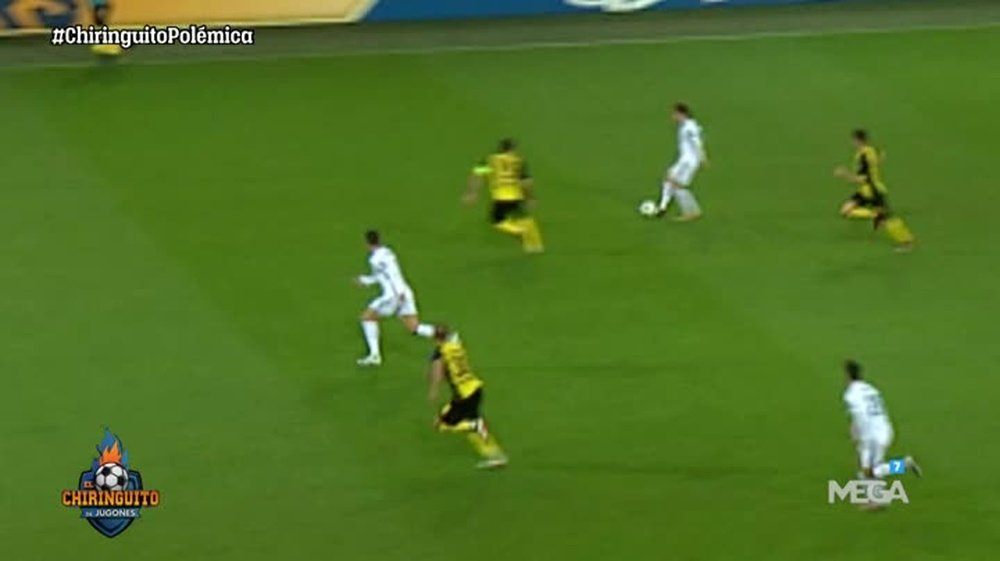 ¿Estaba en posición legal CR7?. Twitter/ElChiringuito