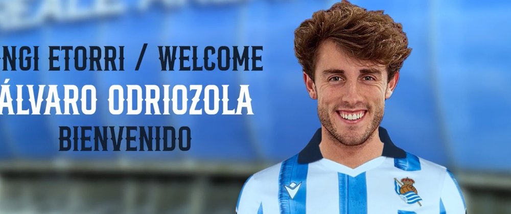 Odriozola, a la Real Sociedad. Twitter/RealSociedad