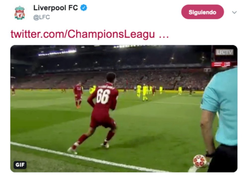 O inesquecível escanteio do Liverpool. LFC