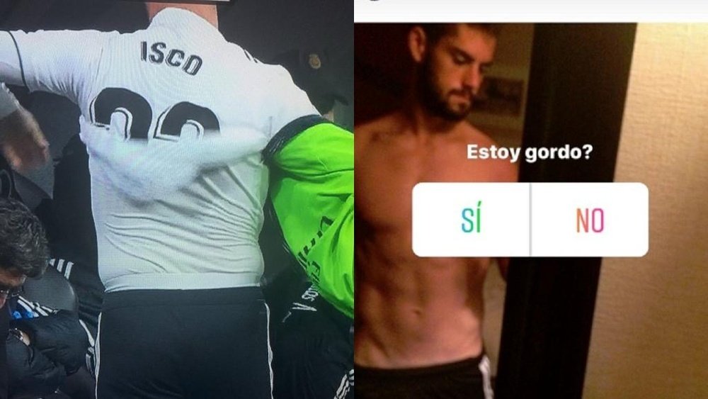Isco saca una encuesta sobre su físico. Instagram/IscoAlarcon/Captura